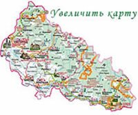 Карта Закарпатской области